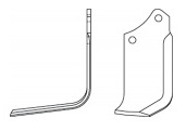 Нож (крыло) 175×135, h=6 мм левый     (Agrator-Agric(500))
