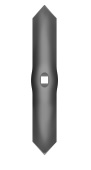 Долото (наральник) 210×40, h=6 мм Лапа оборотная (10-089-002) Для S-образной стойки 2506-C2A  45×10 мм (10-089-005-03 КБМ — Ярославич)
